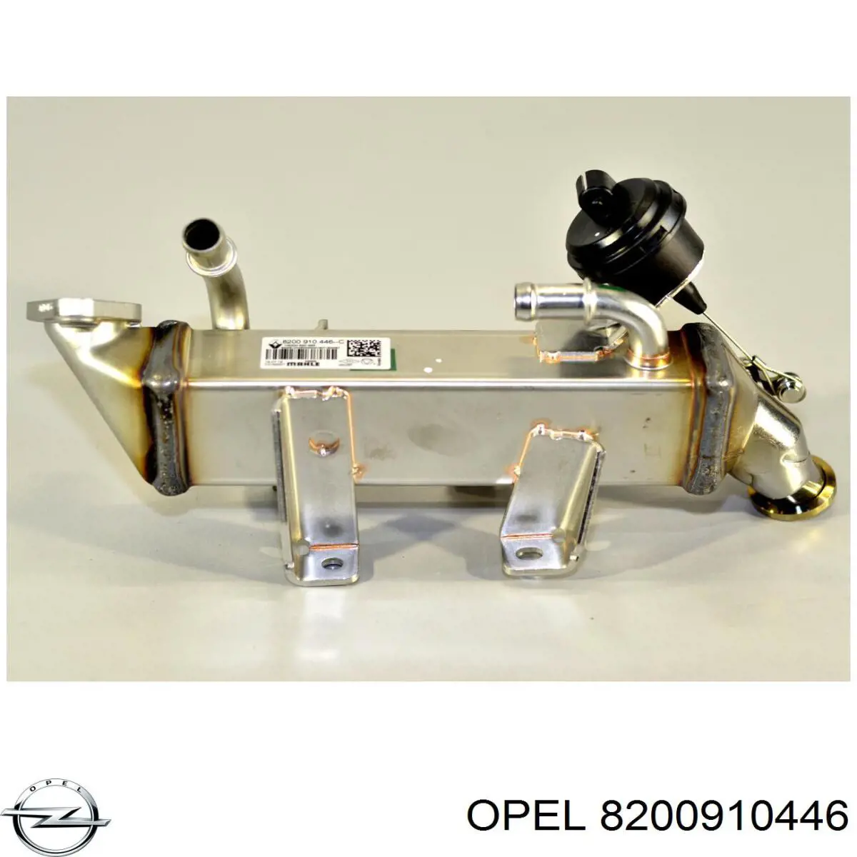 Radiador do sistema EGR de recirculação dos gases de escape 8200910446 Nissan/Infiniti