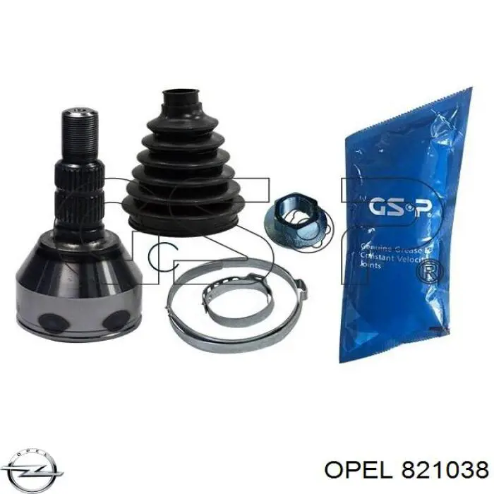 821038 Opel Kit de reparação do injetor