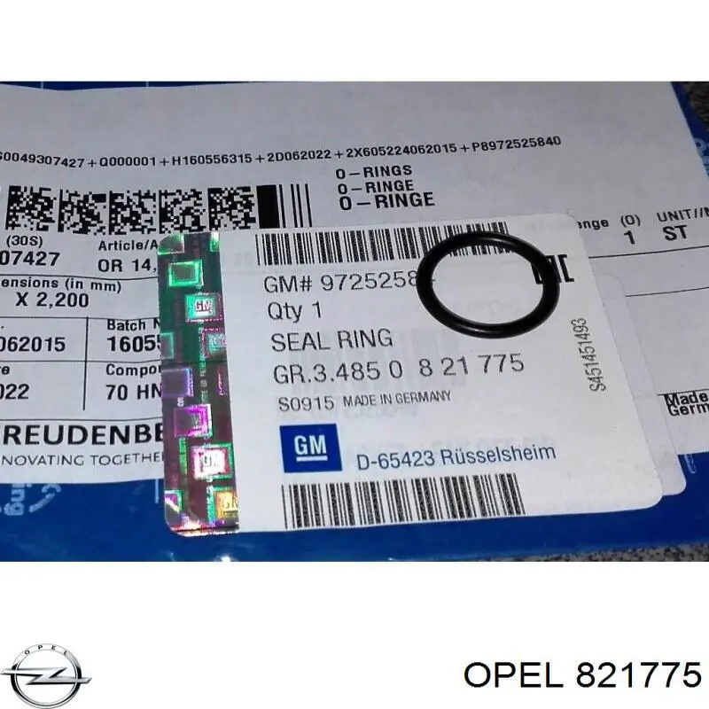 Anel (arruela) do injetor de ajuste Opel 821775 preço, a partir de 10,41 USD