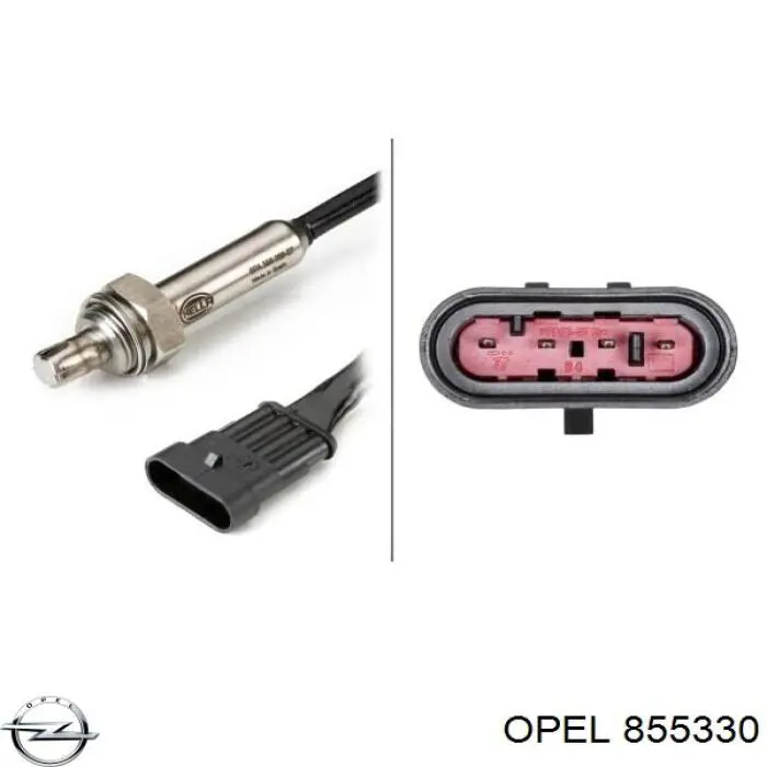 Sonda lambda, sensor de oxigênio Opel 855330 preço, a partir de 122,57 USD