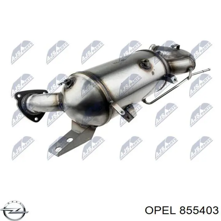 Filtro de partículas do sistema dos gases de escape Opel 55562315 preço, a partir de 562,41 USD