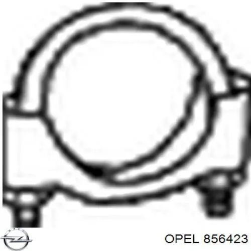 Compre 856423 Opel Coxim de fixação do silenciador