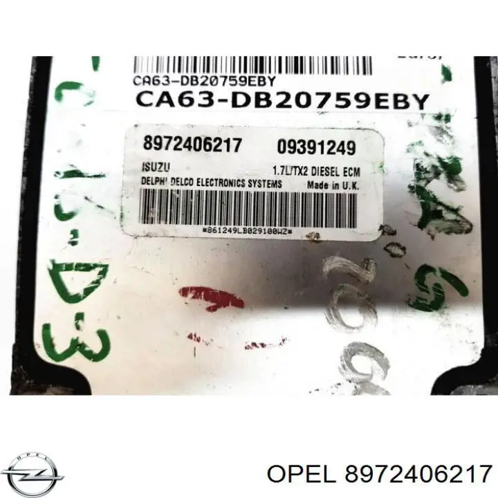  Opel 8972406217 preço, a partir de 115,77 USD