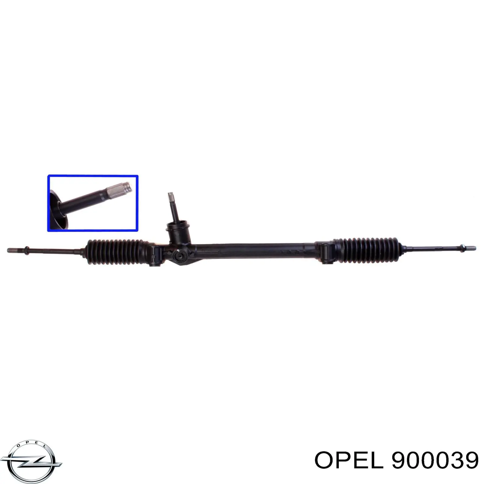 Cremalheira da direção Opel 93169493