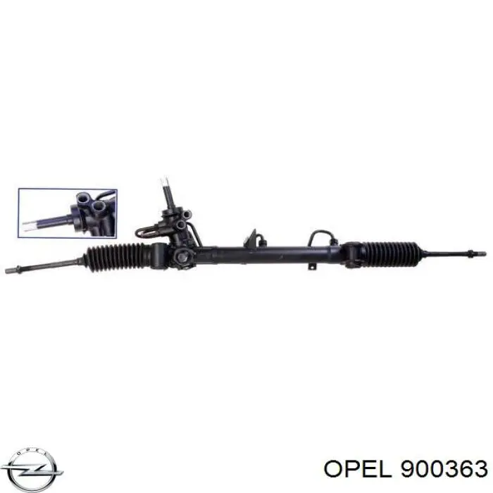 900363 Opel Cremalheira da direção