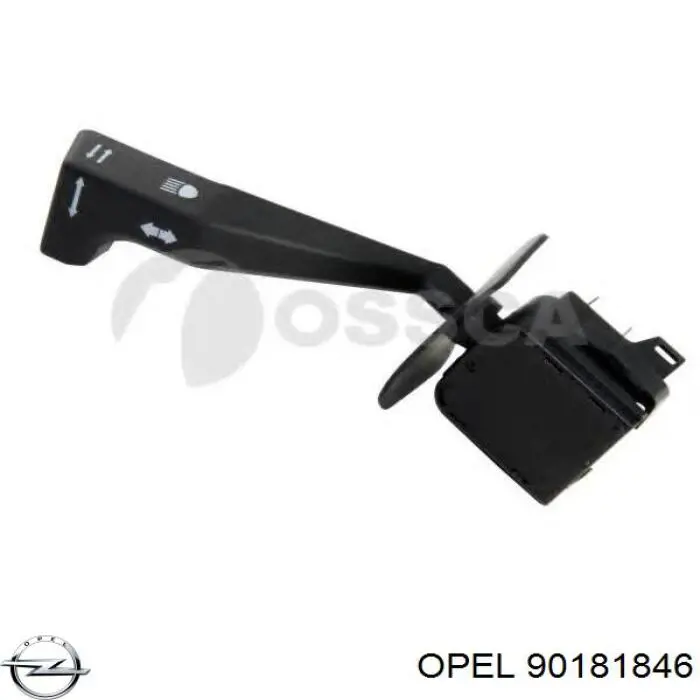 Compre 90181846 Opel Comutador esquerdo instalado na coluna da direção