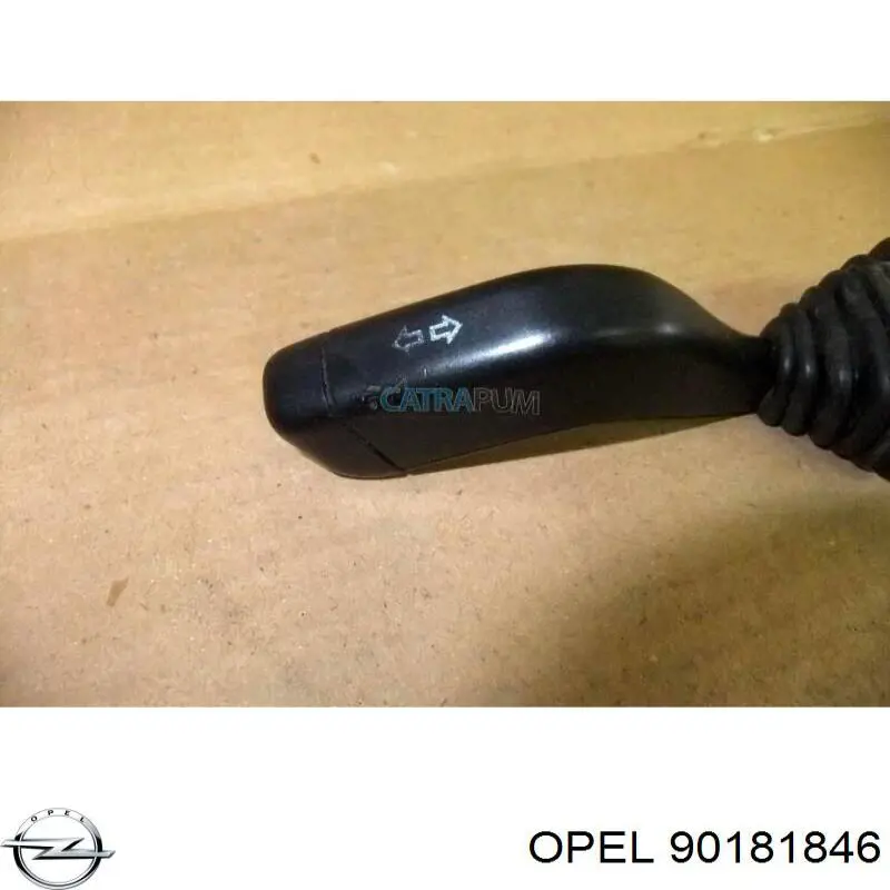 Comutador esquerdo instalado na coluna da direção 90181846 Opel