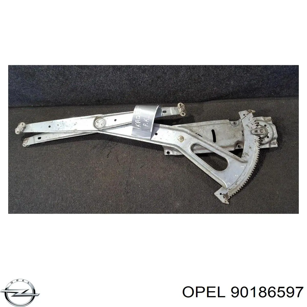 Mecanismo de acionamento de vidro da porta dianteira esquerda para Opel Kadett E 43B