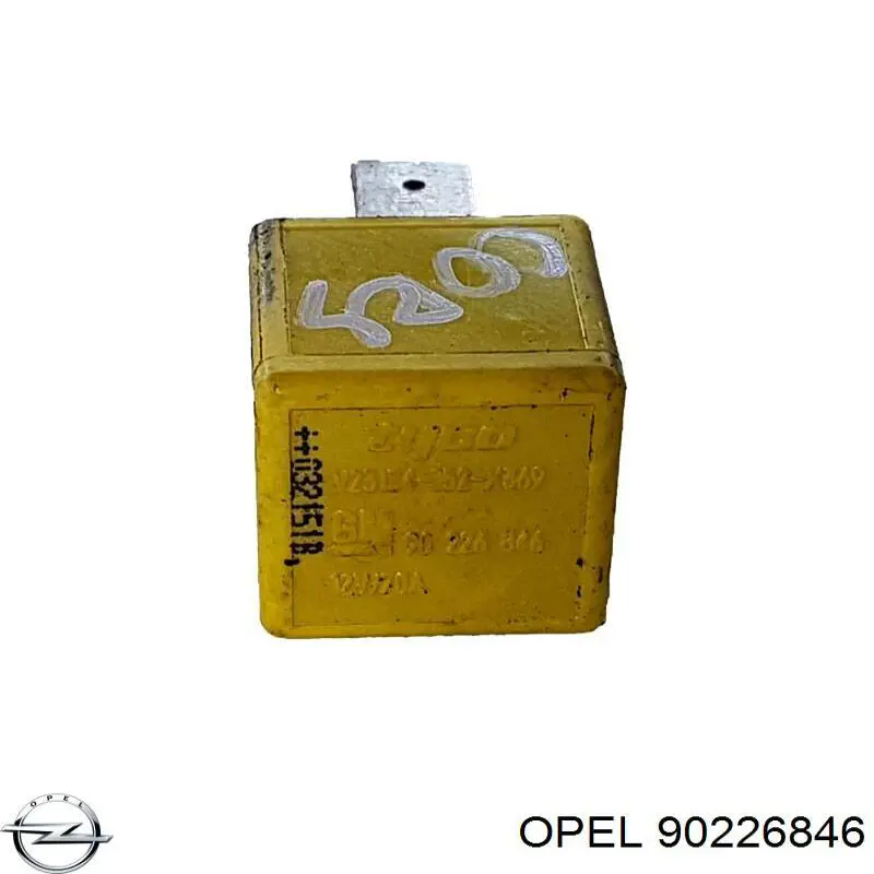 90226846 Opel Relê de bomba de gasolina elétrica