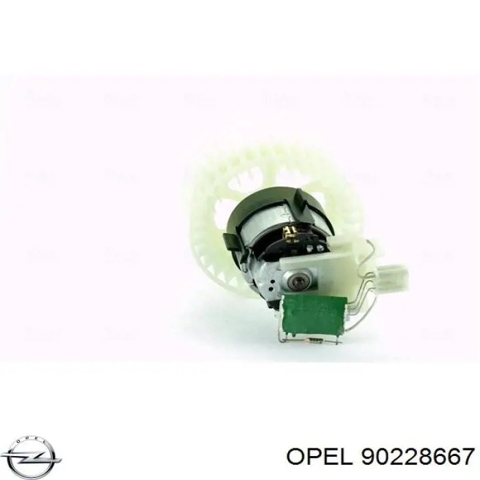 Motor de ventilador de forno (de aquecedor de salão) 90228667 Opel