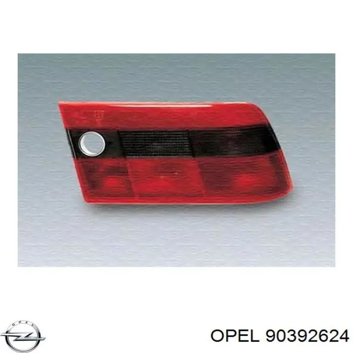  Lanterna traseira direita Opel Calibra coupé (85) (1989 - 1997) 