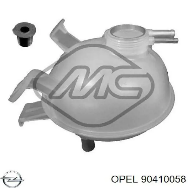Tanque de expansão do sistema de esfriamento Opel 90410058 preço, a partir de 19,96 USD