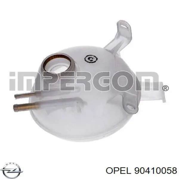 Tanque de expansão do sistema de esfriamento 90410058 Opel
