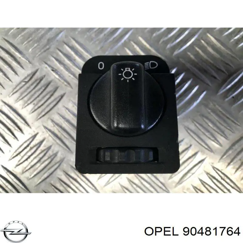 90481764 Opel Comutador das luzes no "painel de instrumentos"