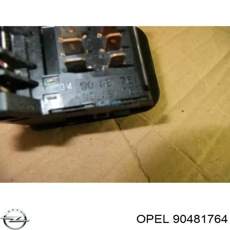 90481764 Opel Comutador das luzes no "painel de instrumentos"