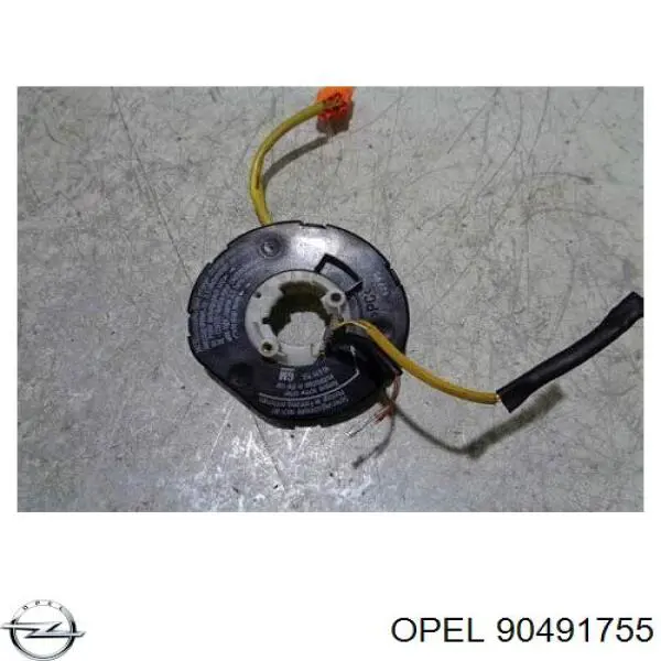 90491755 Opel Anel AIRBAG de contato, cabo plano do volante