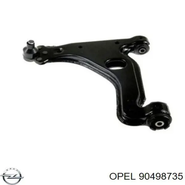Compre 90498735 Opel Braço oscilante inferior esquerdo de suspensão dianteira