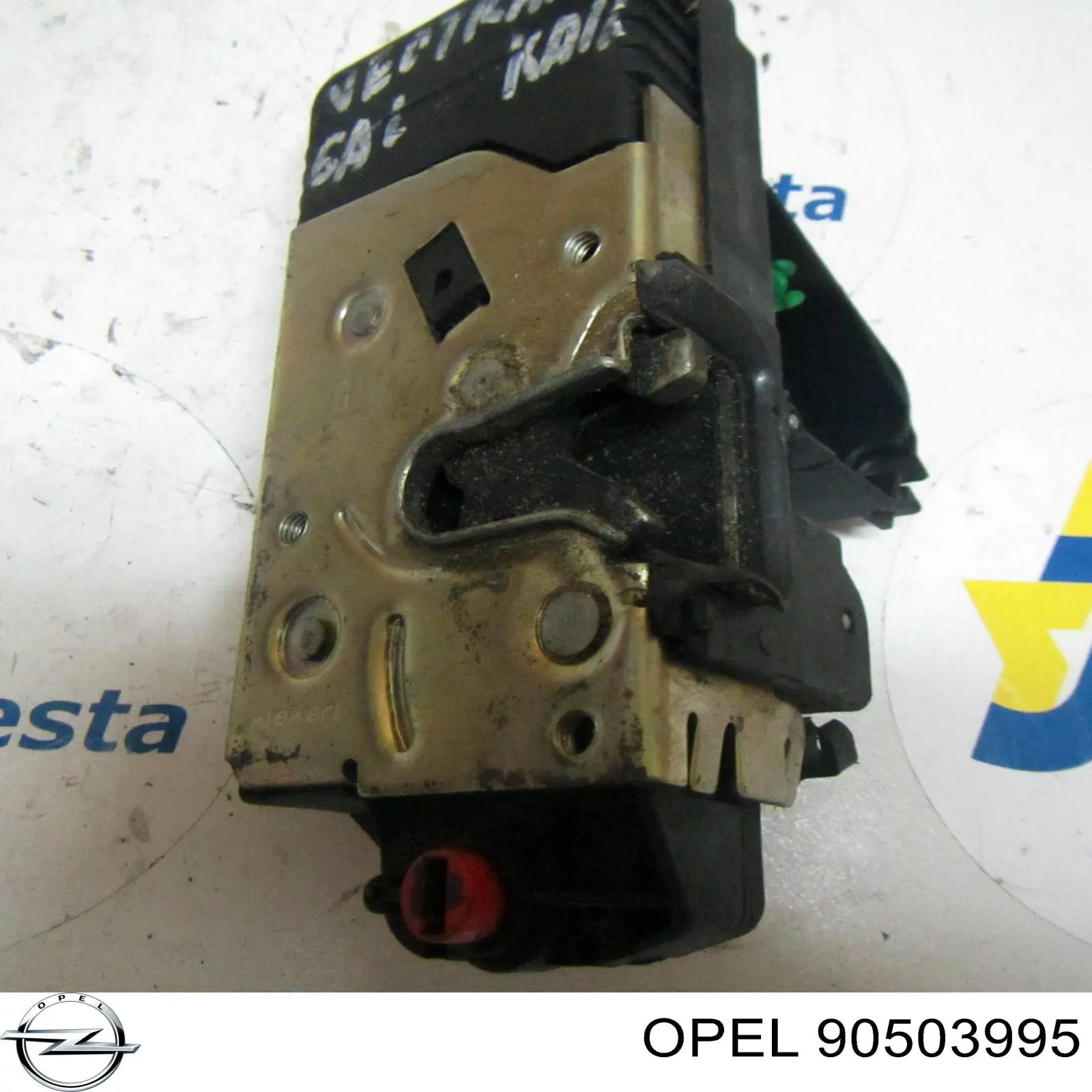 90503995 Opel Fecho da porta traseira esquerda