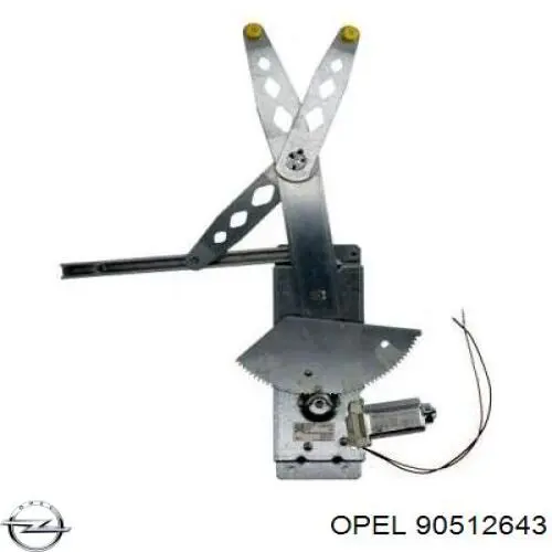 Mecanismo de acionamento de vidro da porta dianteira esquerda Opel 90512643 preço, a partir de 103,45 USD