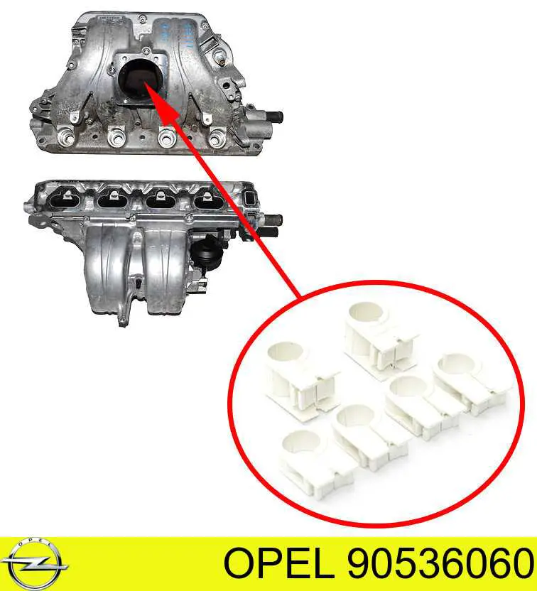 Tubo coletor de admissão Opel Zafira A F75