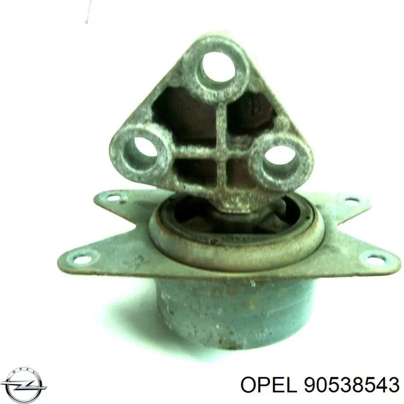 90538543 Opel Consola de coxim (apoio) esquerda de motor