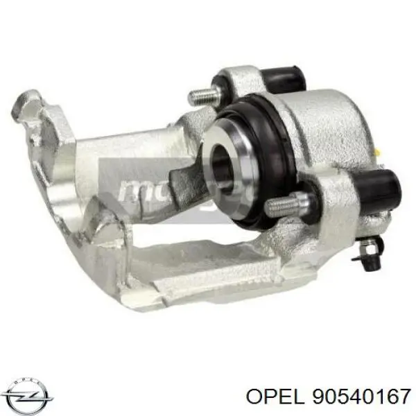 90540167 Opel Suporte do freio traseiro direito
