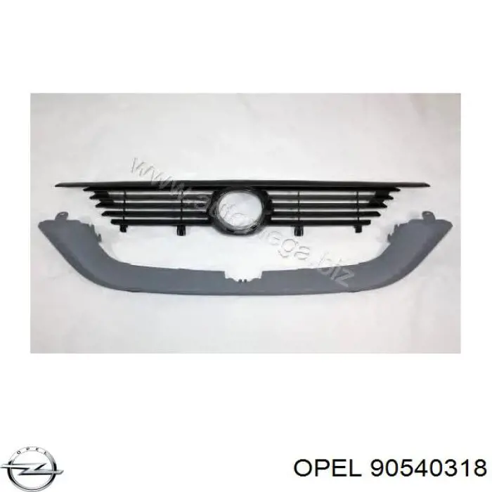 90540318 Opel Grelha do radiador