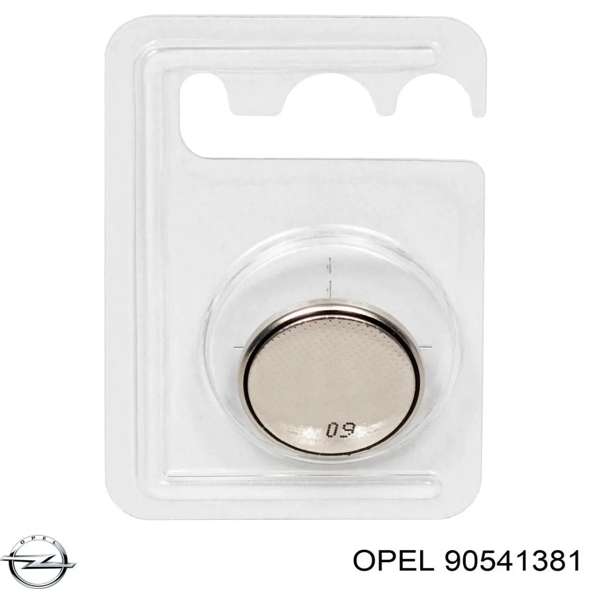 90541381 Opel Pilha seca de berloque