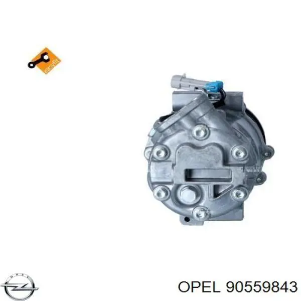 90559843 Opel Compressor de aparelho de ar condicionado