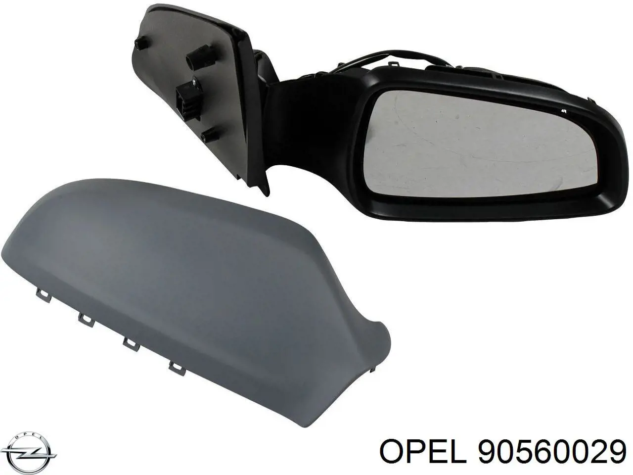 Compre 90560029 Opel Moldura inferior de pára-brisas