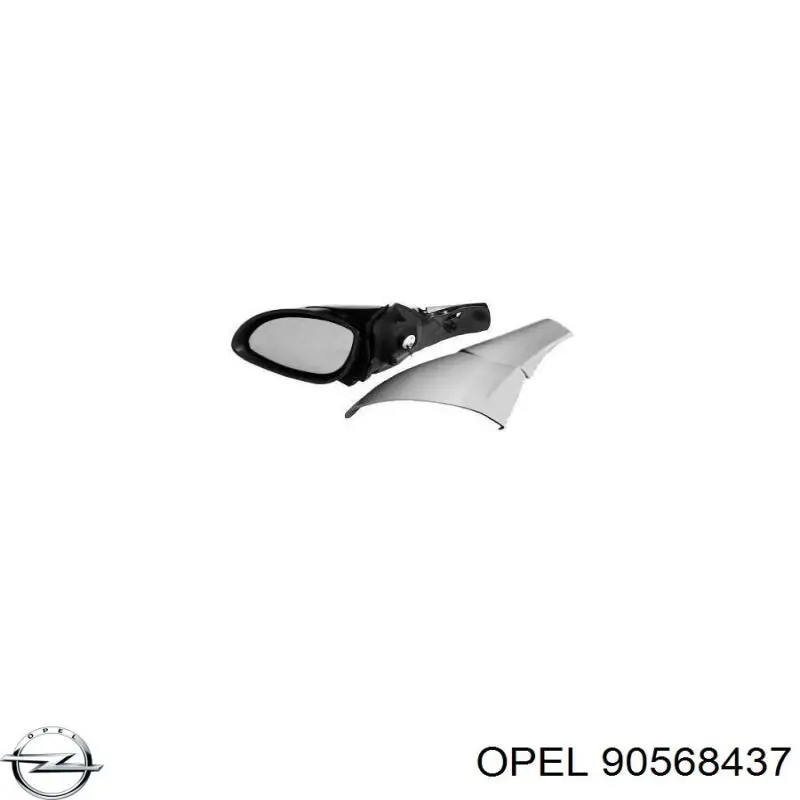 Espelho de retrovisão esquerdo Opel 90568437 preço, a partir de 56,18 USD