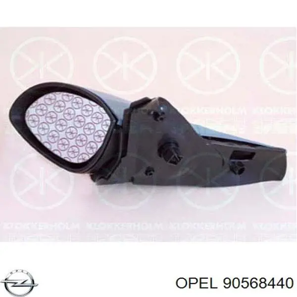 90568440 Opel Espelho de retrovisão direito