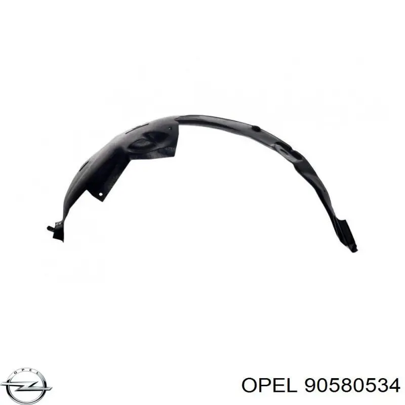 Guarda-barras direito do pára-lama dianteiro Opel 90580534 preço, a partir de 21,17 USD