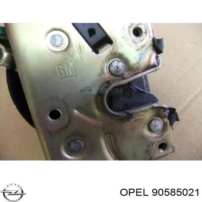 Fecho da porta dianteira esquerda Opel 90585021