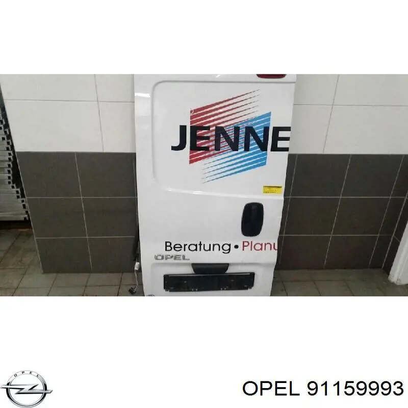 93160032 Peugeot/Citroen Porta batente traseira direita de furgão