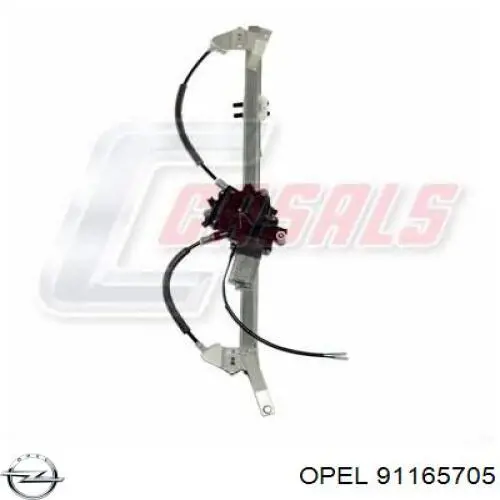 Mecanismo de acionamento de vidro da porta dianteira direita Opel 91165705 preço, a partir de 75,84 USD