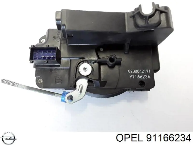 91166234 Opel Fecho da porta dianteira direita