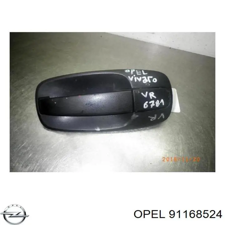 91168524 Opel Maçaneta dianteira direita da porta externa