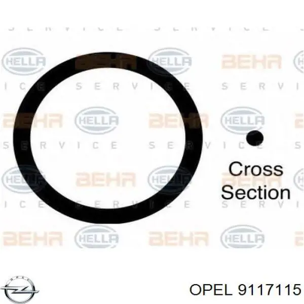 Vedante anular de mangueira do compressor de injeção Opel 1850711 preço, a partir de 5,64 USD