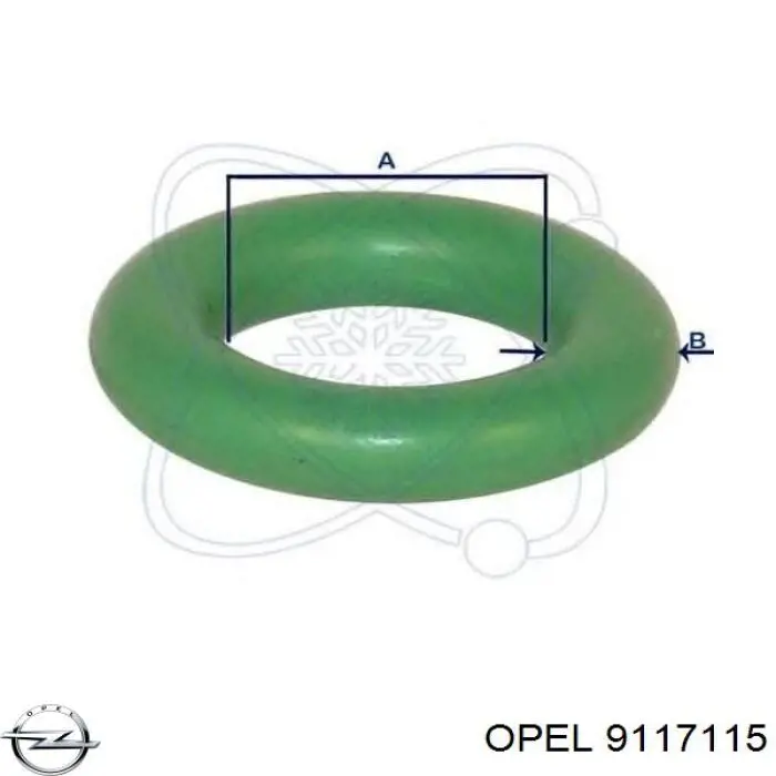 Compre 90459251 General Motors Vedante anular de mangueira do compressor de injeção