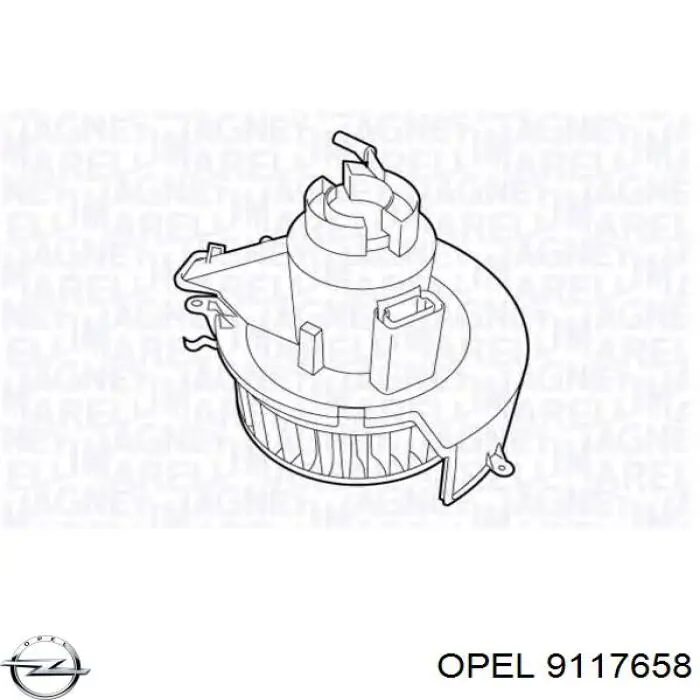 Motor de ventilador de forno (de aquecedor de salão) Opel 9117658 preço, a partir de 80,15 USD