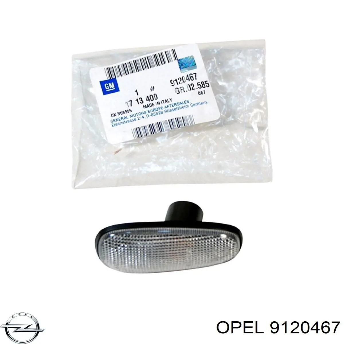 9120467 Opel Luz intermitente no pára-lama