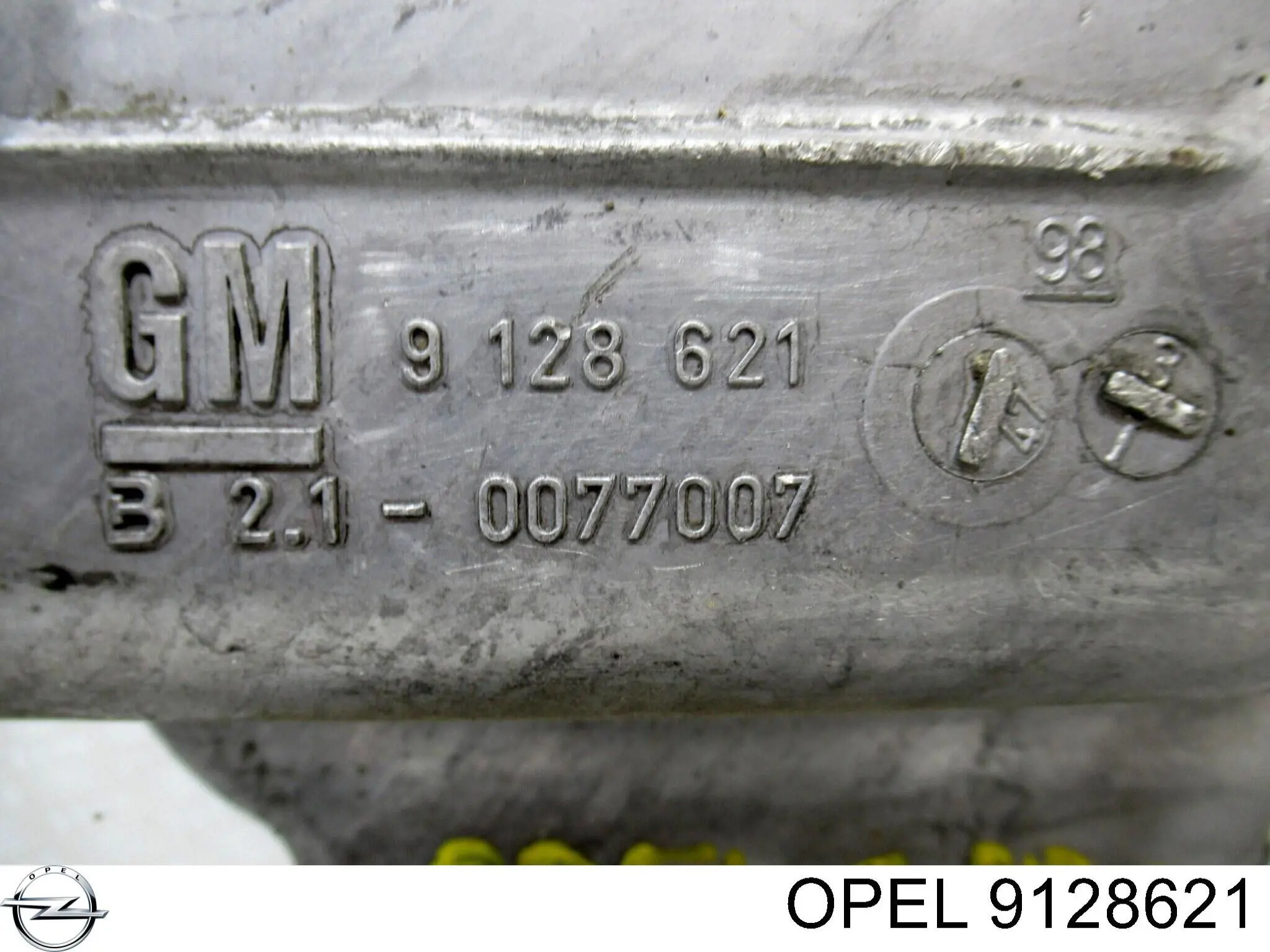 9128621 Opel Panela de óleo de cárter do motor