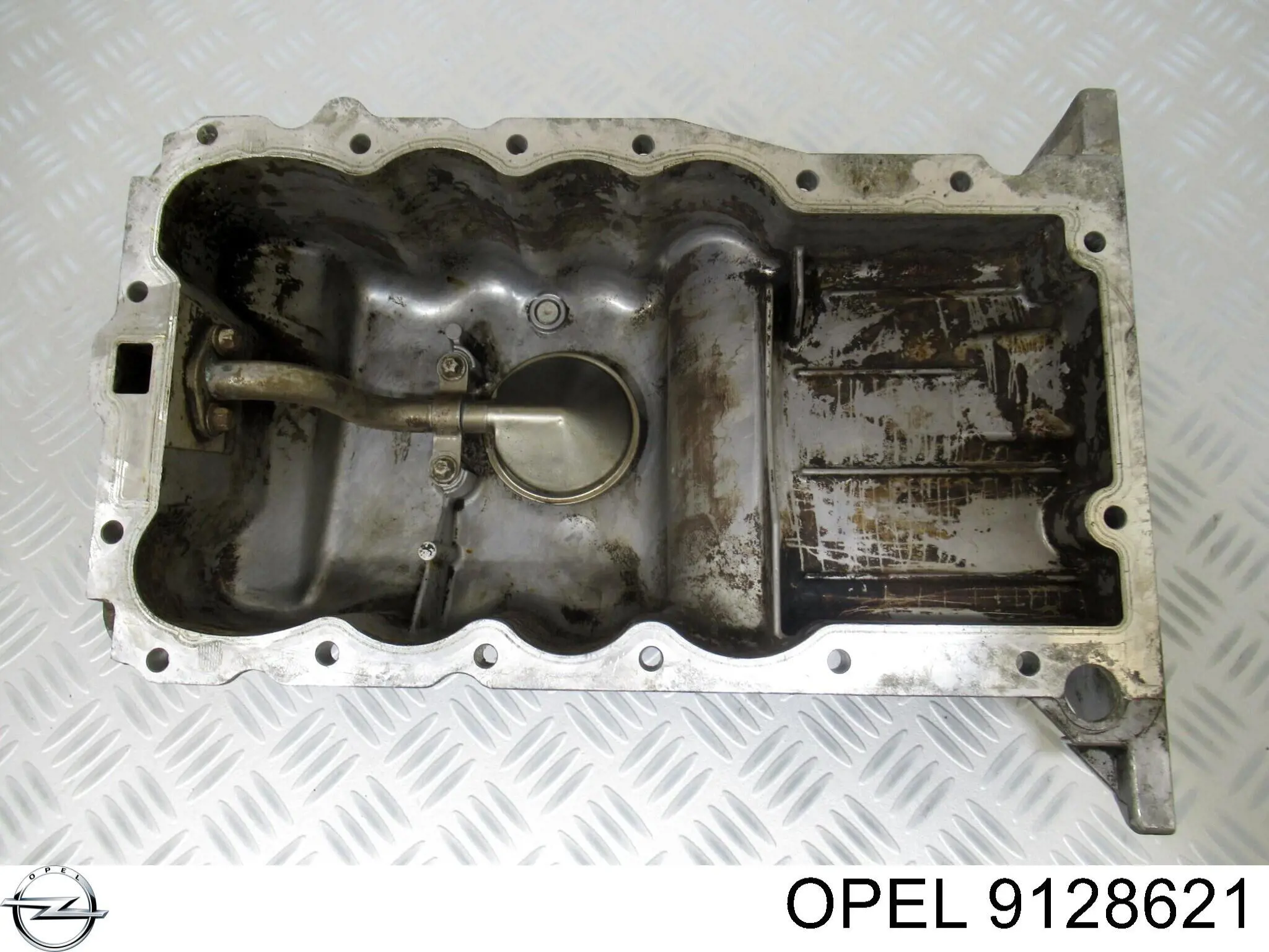 Compre 9128621 Opel Panela de óleo de cárter do motor