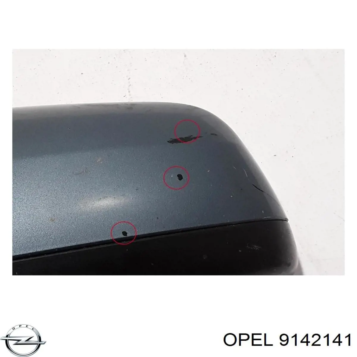 9142141 Opel Espelho de retrovisão esquerdo