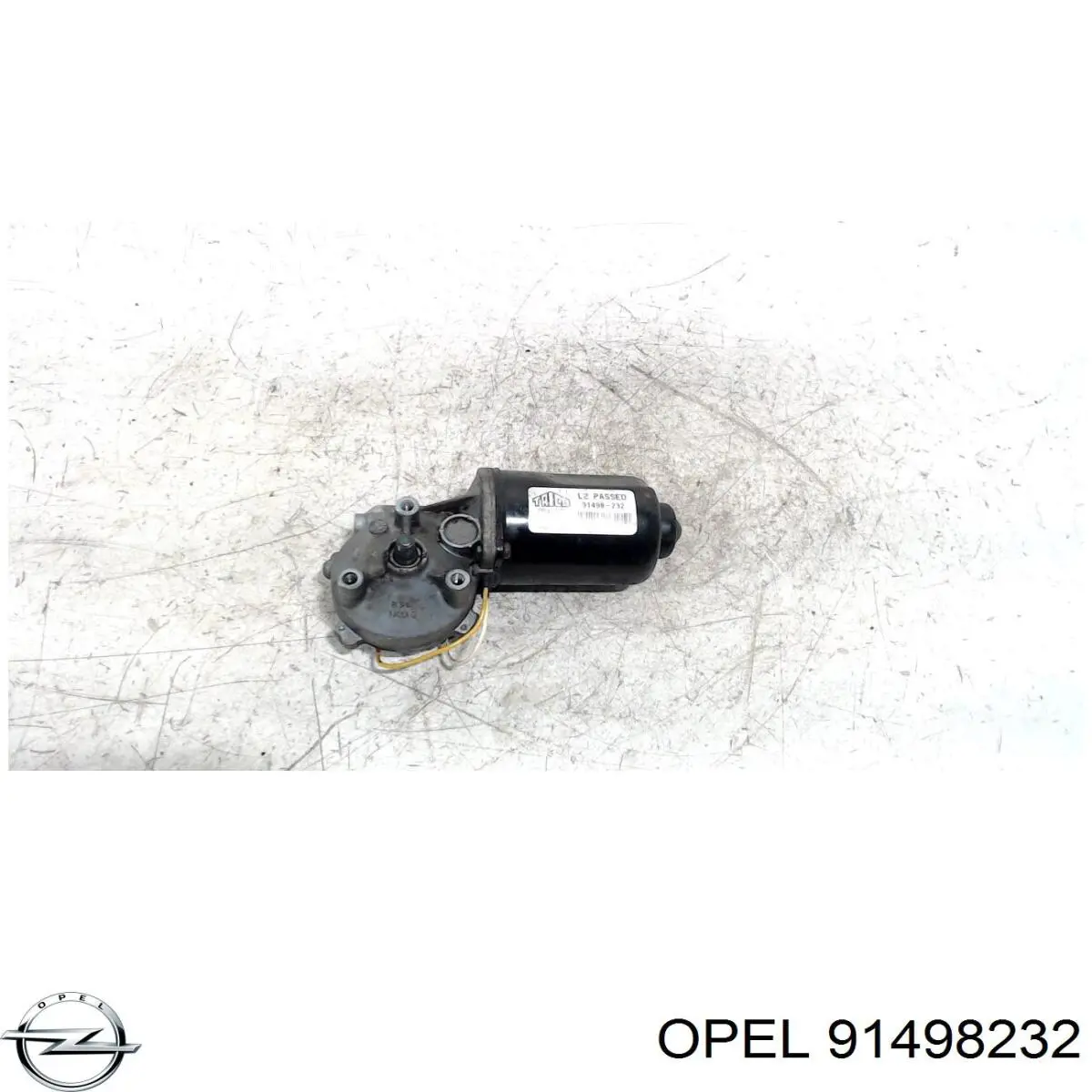 91498232 Opel Motor de limpador pára-brisas do pára-brisas