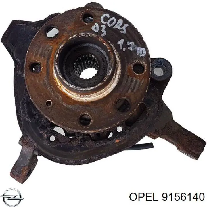 Pino moente (extremidade do eixo) dianteiro esquerdo Opel 9156140 preço, a partir de 67,84 USD