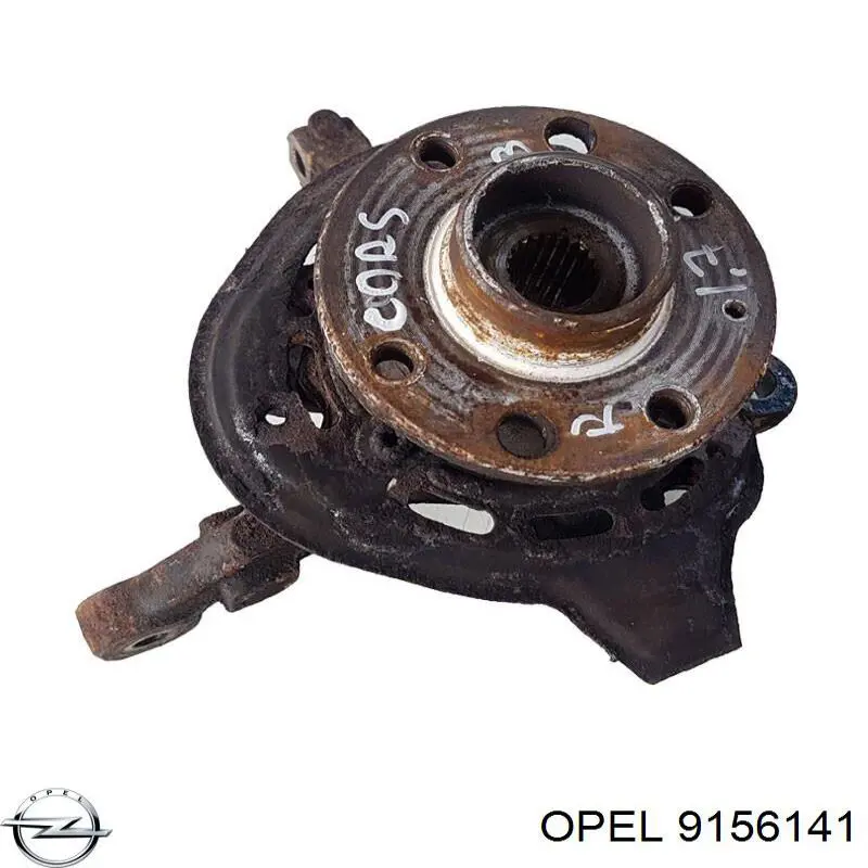 Compre 9156141 Opel Pino moente (extremidade do eixo) dianteiro direito