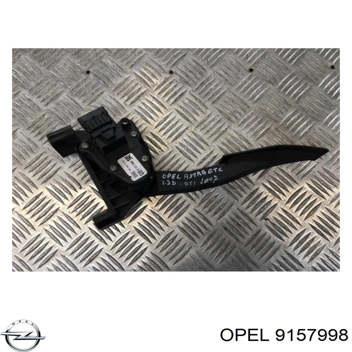 Compre 9157998 Opel Pedal de gás (de acelerador)