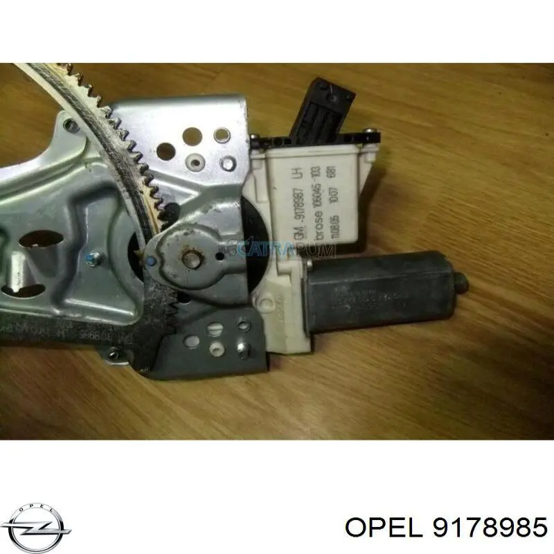 Mecanismo de acionamento de vidro da porta dianteira esquerda Opel Vectra C 